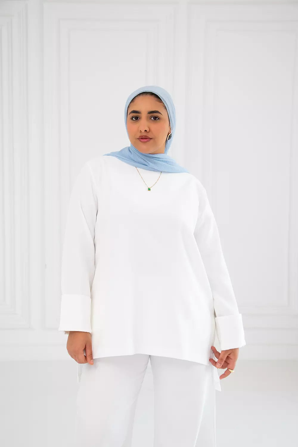 Rosa high and low blouse