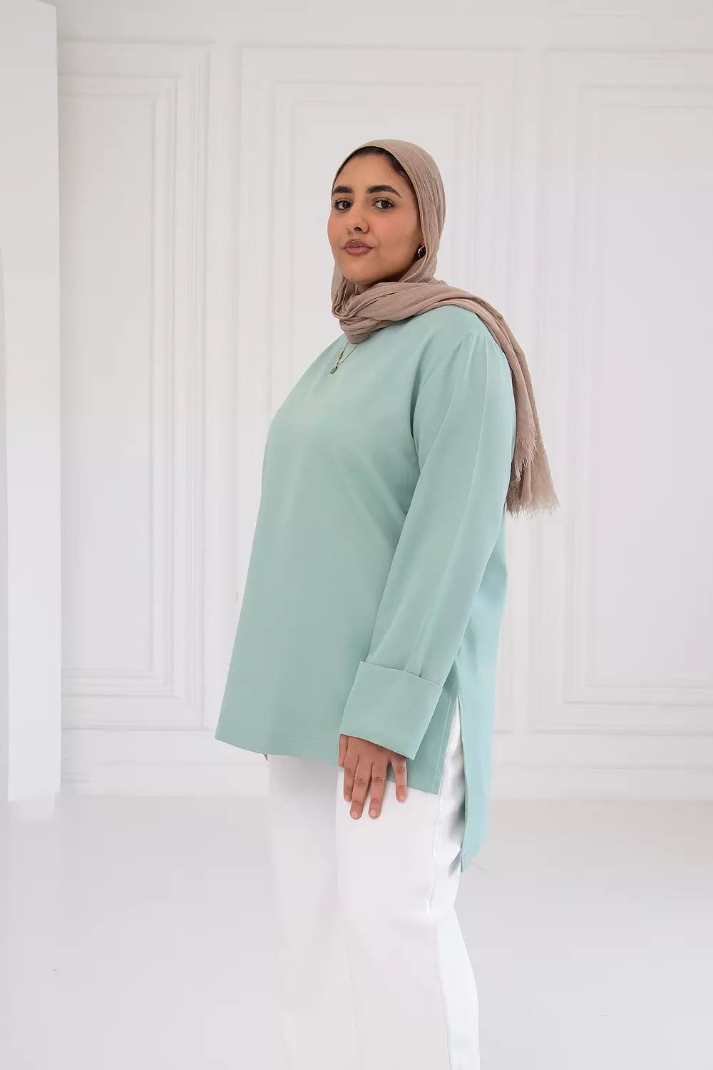 Rosa high and low blouse