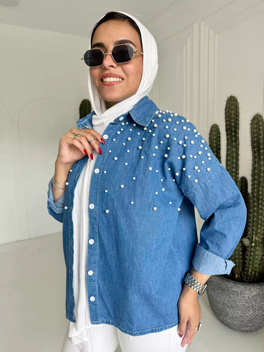 Pearl Denim Shirt