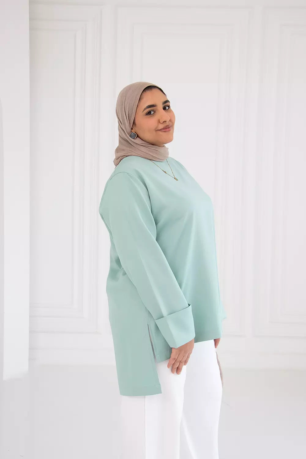 Rosa high and low blouse