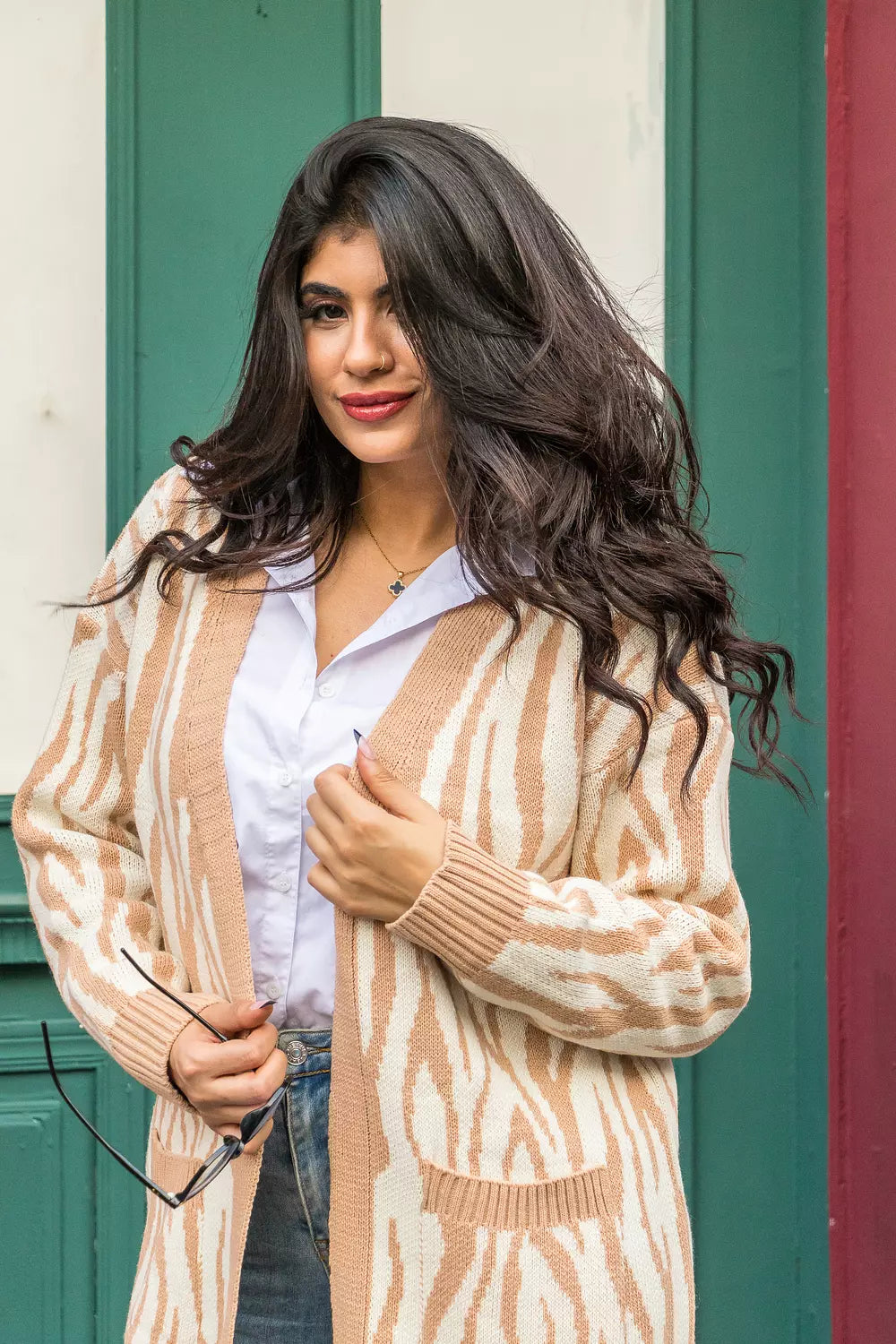 Zebra Cardigan