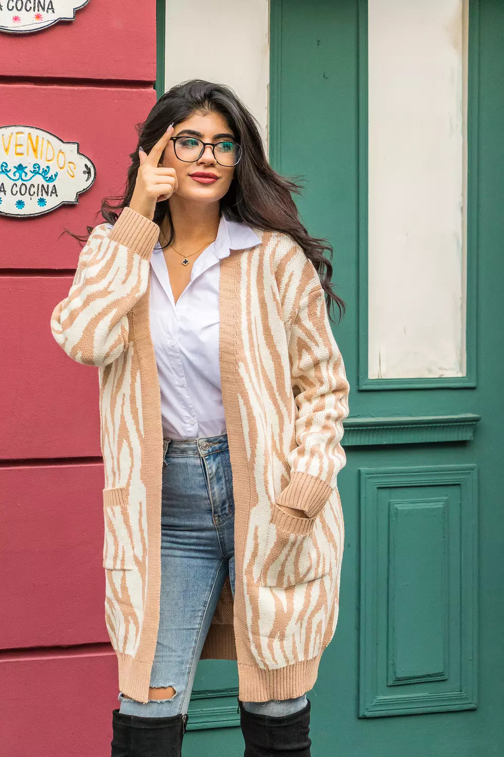 Zebra Cardigan