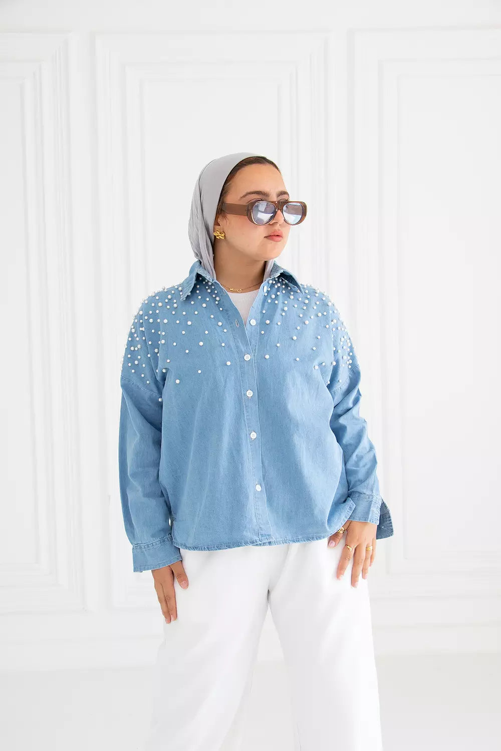 Pearl Denim Shirt